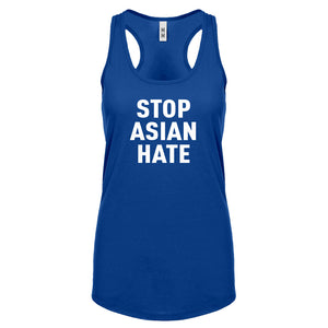 STOP ASIAN HATE Womens Racerback Tank Top