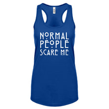 Racerback Normal People Scare Me Womens Tank Top