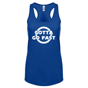 Gotta Go Fast Womens Racerback Tank Top