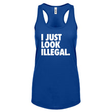 Racerback Just Look Illegal Womens Tank Top