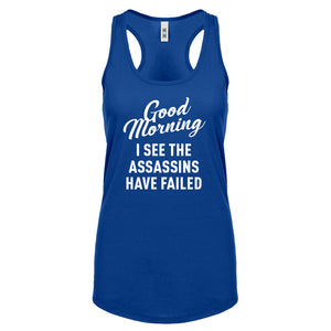 Racerback Good Morning Womens Tank Top