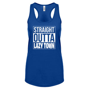 Straight Outta Lazy Town Womens Racerback Tank Top