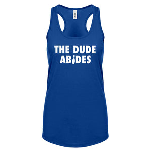 THE DUDE ABIDES Womens Racerback Tank Top
