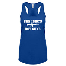 Racerback Ban Idiots Not Guns Womens Tank Top