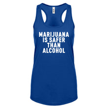 Racerback Marijuana is Safer Womens Tank Top