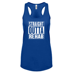 Racerback Straight Outta Rehab Womens Tank Top