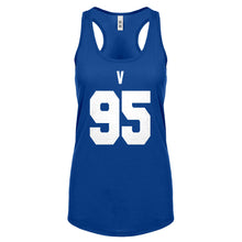 V 95 Womens Racerback Tank Top