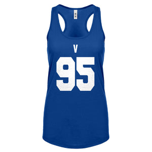 V 95 Womens Racerback Tank Top