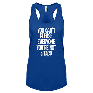 Racerback Youre not a Taco Womens Tank Top