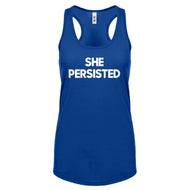 Racerback She Persisted Womens Tank Top
