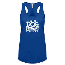 My Dog Thinks I'm Cool Womens Racerback Tank Top