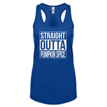 Straight Outta Pumpkin Spice Womens Racerback Tank Top
