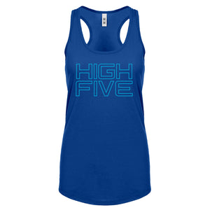Racerback High Five Womens Tank Top