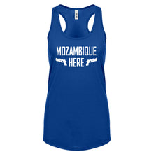 Mozambique Here Womens Racerback Tank Top