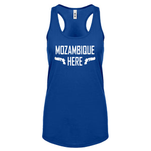 Mozambique Here Womens Racerback Tank Top