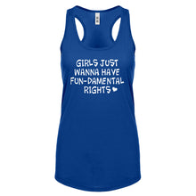 Racerback Girls Wanna Have Fundamental Rights Womens Tank Top