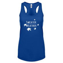 Sweater Weather Womens Racerback Tank Top