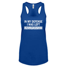 Racerback In My Defense Womens Tank Top
