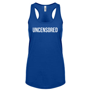 UNCENSORED Womens Racerback Tank Top