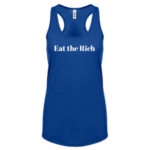 Eat the Rich Womens Racerback Tank Top