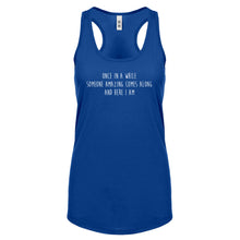 Once in a While Womens Racerback Tank Top