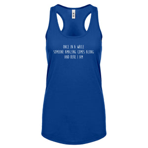 Once in a While Womens Racerback Tank Top
