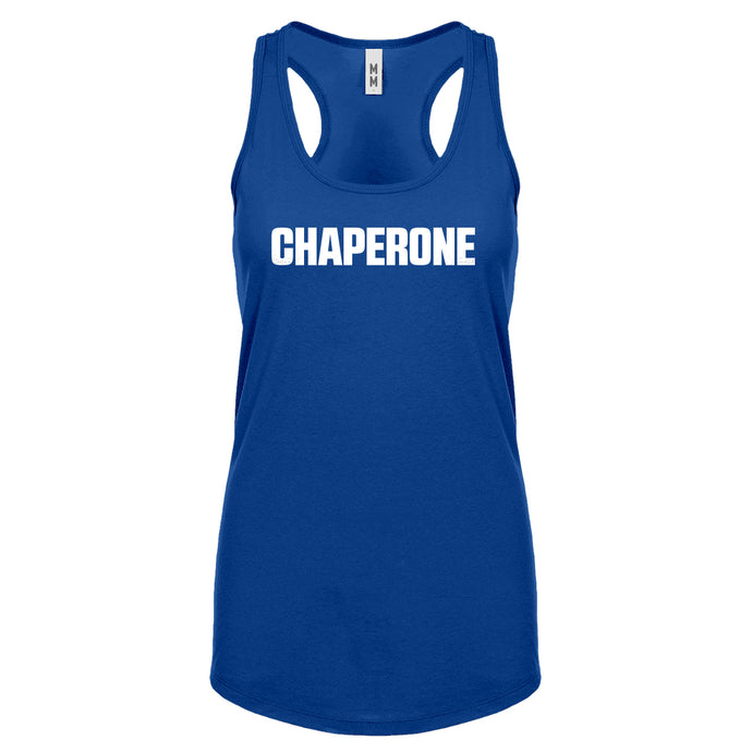 Racerback Chaperone Womens Tank Top