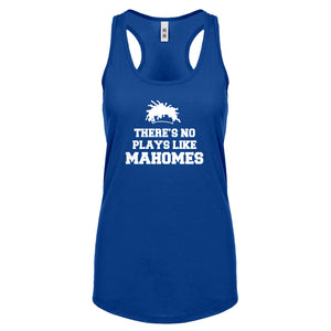 There's No Plays Like Mahomes Womens Racerback Tank Top