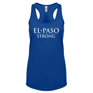 El Paso Strong Womens Racerback Tank Top