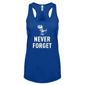Racerback Never Forget Womens Tank Top