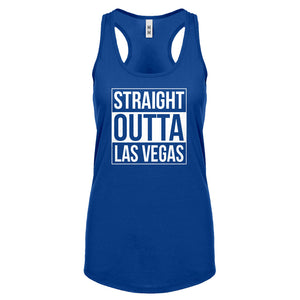 Straight Outta Las Vegas Womens Racerback Tank Top