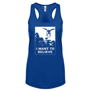 I Want to Believe Shinigami Womens Racerback Tank Top