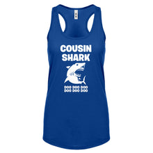Cousin Shark Womens Racerback Tank Top
