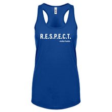 RESPECT Womens Racerback Tank Top