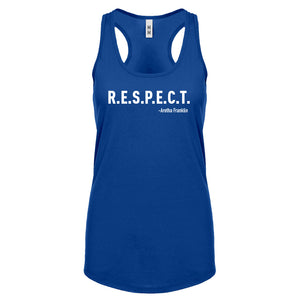 RESPECT Womens Racerback Tank Top