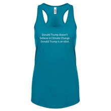 Donald Trump is an Idiot Womens Racerback Tank Top