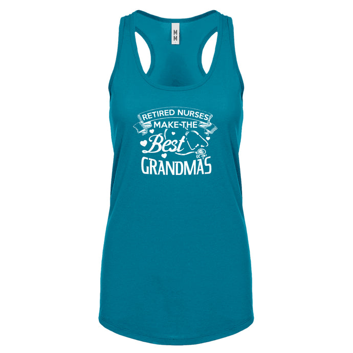 Racerback Retired Nurses Best Grandmas Womens Tank Top