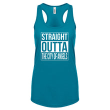 Straight Outta The City of Angels Womens Racerback Tank Top