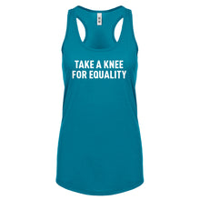 Racerback Take a Knee for Equality Womens Tank Top