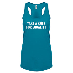 Racerback Take a Knee for Equality Womens Tank Top