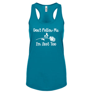 Racerback I'm Lost Too Womens Tank Top