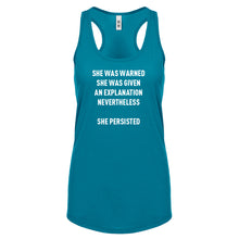 Racerback She Persisted Venus Fist Womens Tank Top