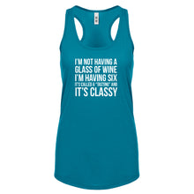 Its Called a Tasting and It's Classy Womens Racerback Tank Top