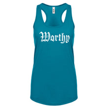 Racerback Worthy Womens Tank Top