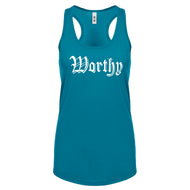 Racerback Worthy Womens Tank Top