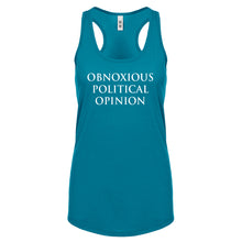 Obnoxious Political Opinion Womens Racerback Tank Top