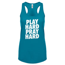 Racerback Play Hard Pray Hard Womens Tank Top