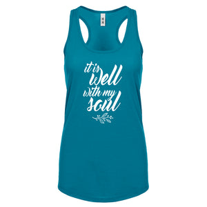 Racerback It is Well with My Soul Womens Tank Top