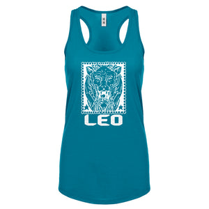 Racerback Leo Zodiac Astrology Womens Tank Top