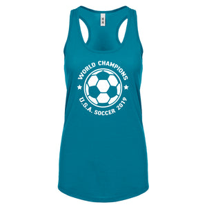 Women's World Cup Champions Womens Racerback Tank Top